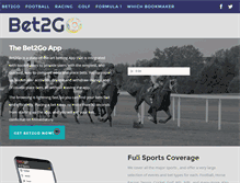 Tablet Screenshot of bet2go.com